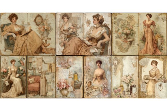 Download Lavish Victorian Junk Journal Kit - Premium Resources