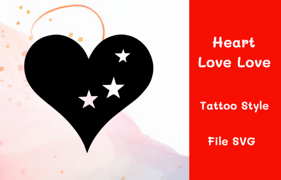 Download Heart Love Love Lavish Tattoo Style - Premium Resources